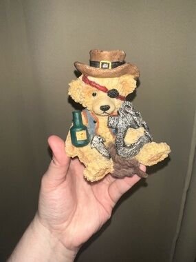 VTG 1994 nautical pirate teddy bear figurine